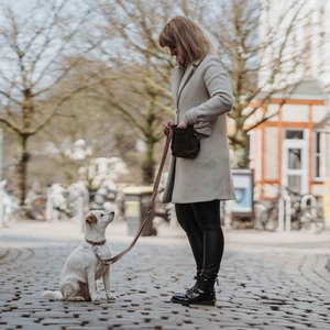 Kép 4/5 - Hunter Inari állítható póráz bézs