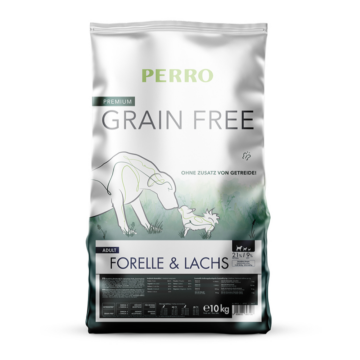 PERRO Grain Free Adult Pisztrang &amp; Lazac kutyatap